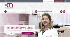Desktop Screenshot of beatrizmedina.com.br