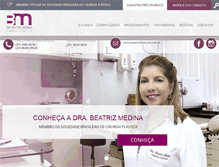 Tablet Screenshot of beatrizmedina.com.br